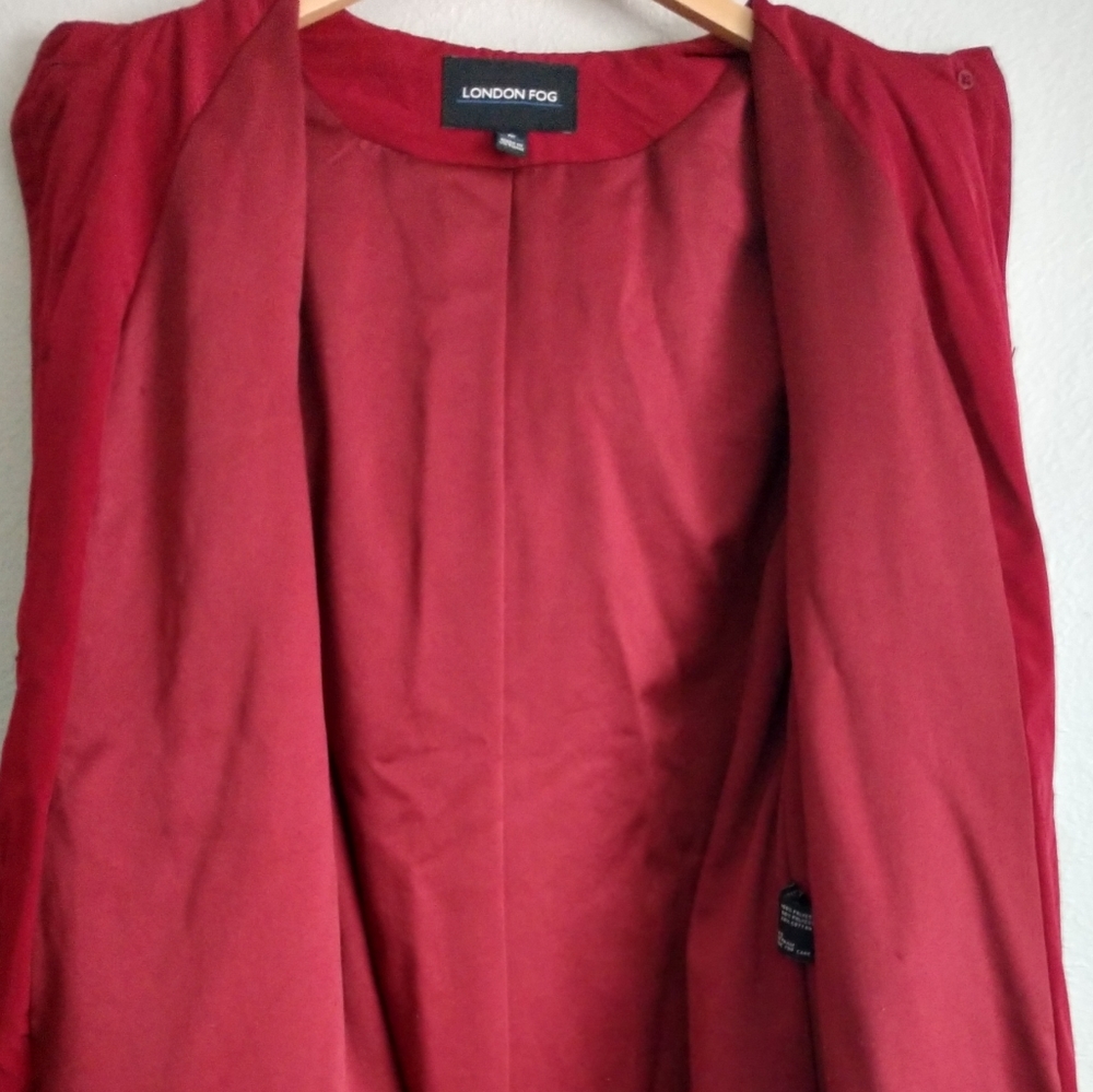 Red London Fog Spring Jacket - Picture 3 of 3